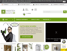 Tablet Screenshot of insektenschutz24.eu